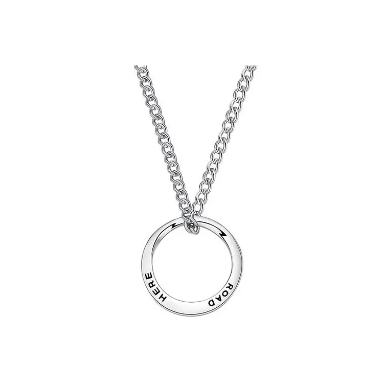 Asia Star Титановые стальные ожерелья для мужчин