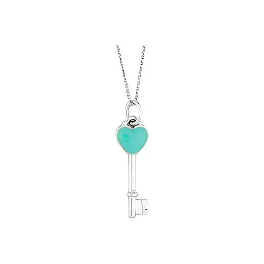 TIFFANY & CO. Tiffany Keys Series 925 Sterling Silver Necklaces Unisex