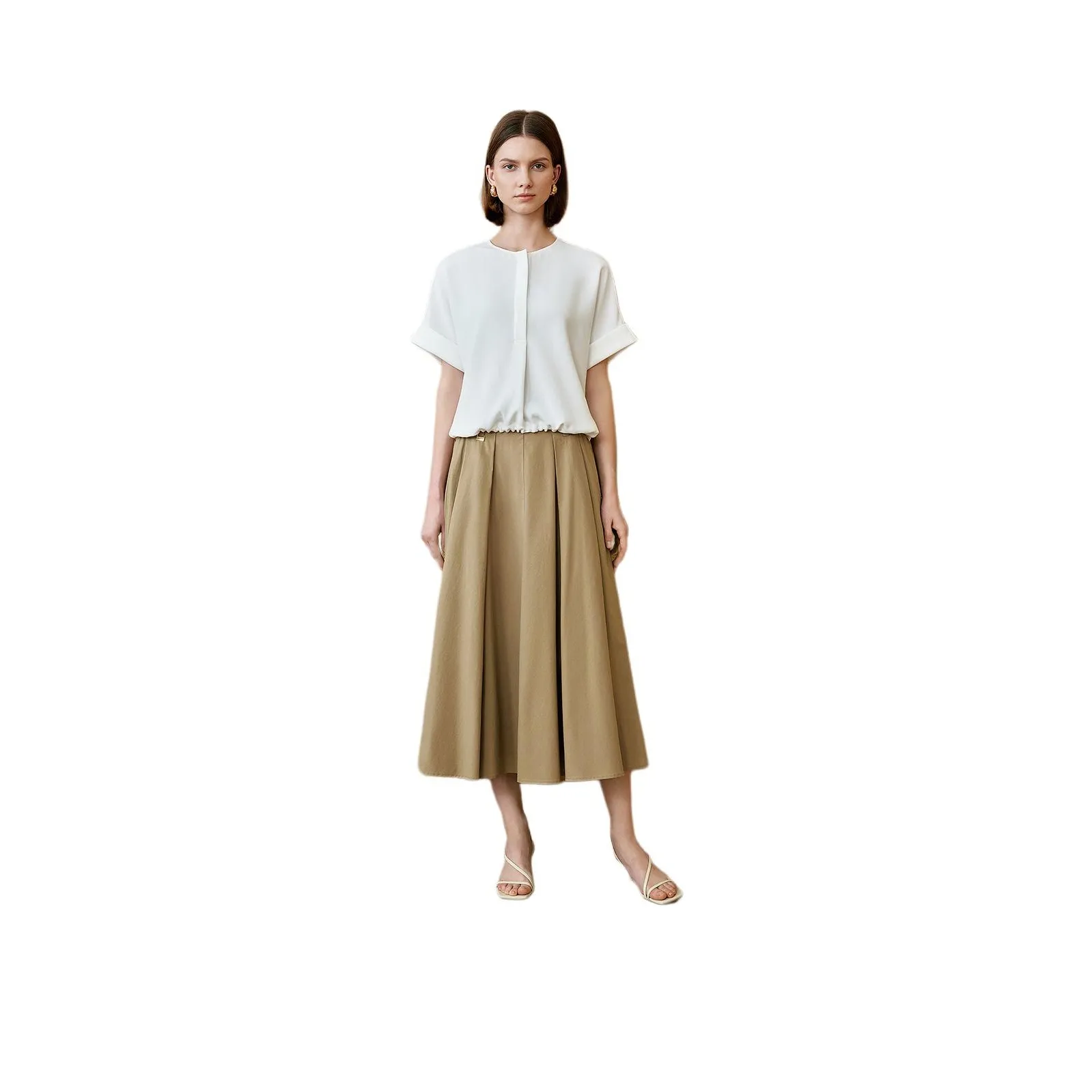 INSUN Shirts Women's White