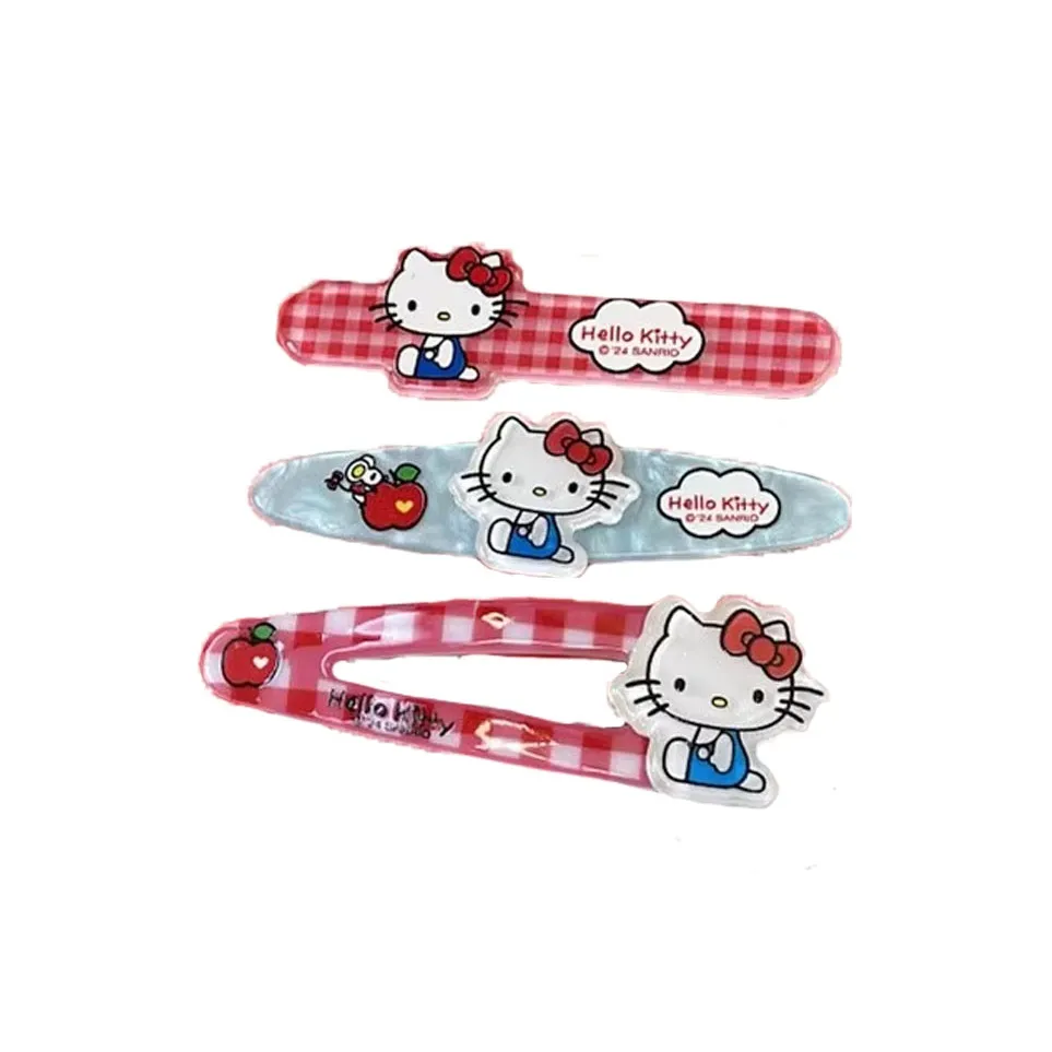 Санрио Hello Kitty Акриловые заколки для волос Женские