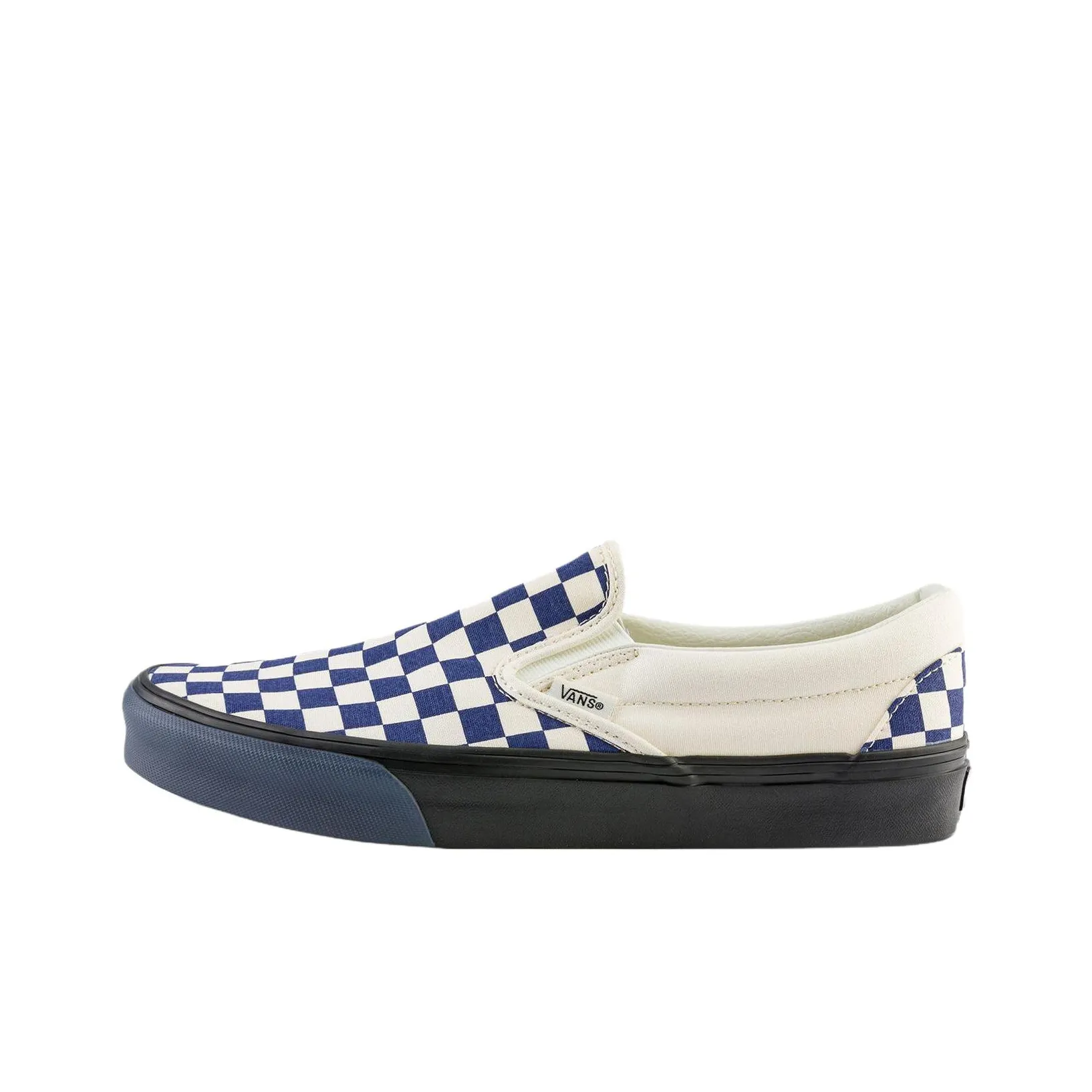 Vans CLASSIC Нижняя юбка On Abrasion Resistant Низкие Кроссовки для скейтбординга Унисекс Белый Синий