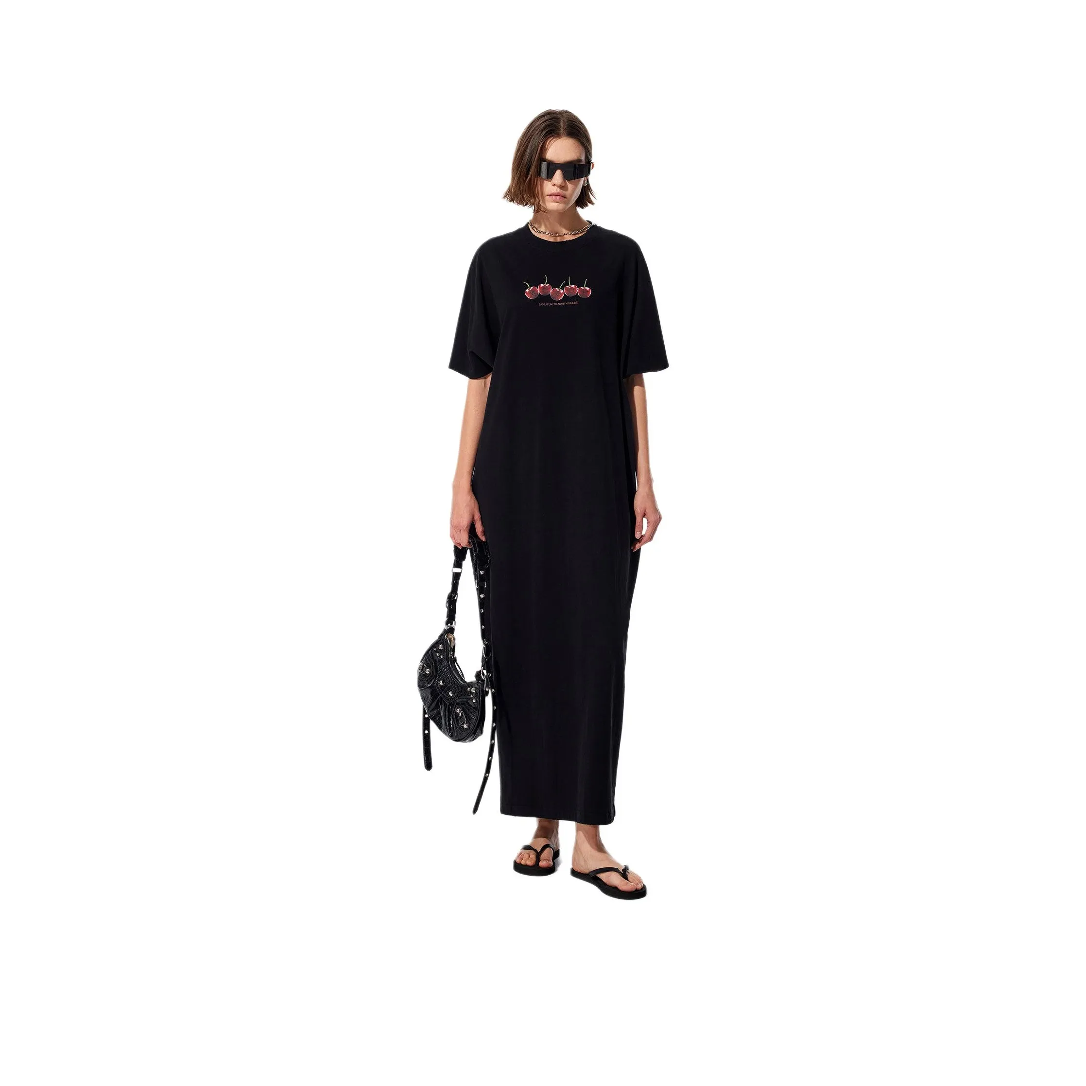 MEFUR Короткий рукав Платье Женское