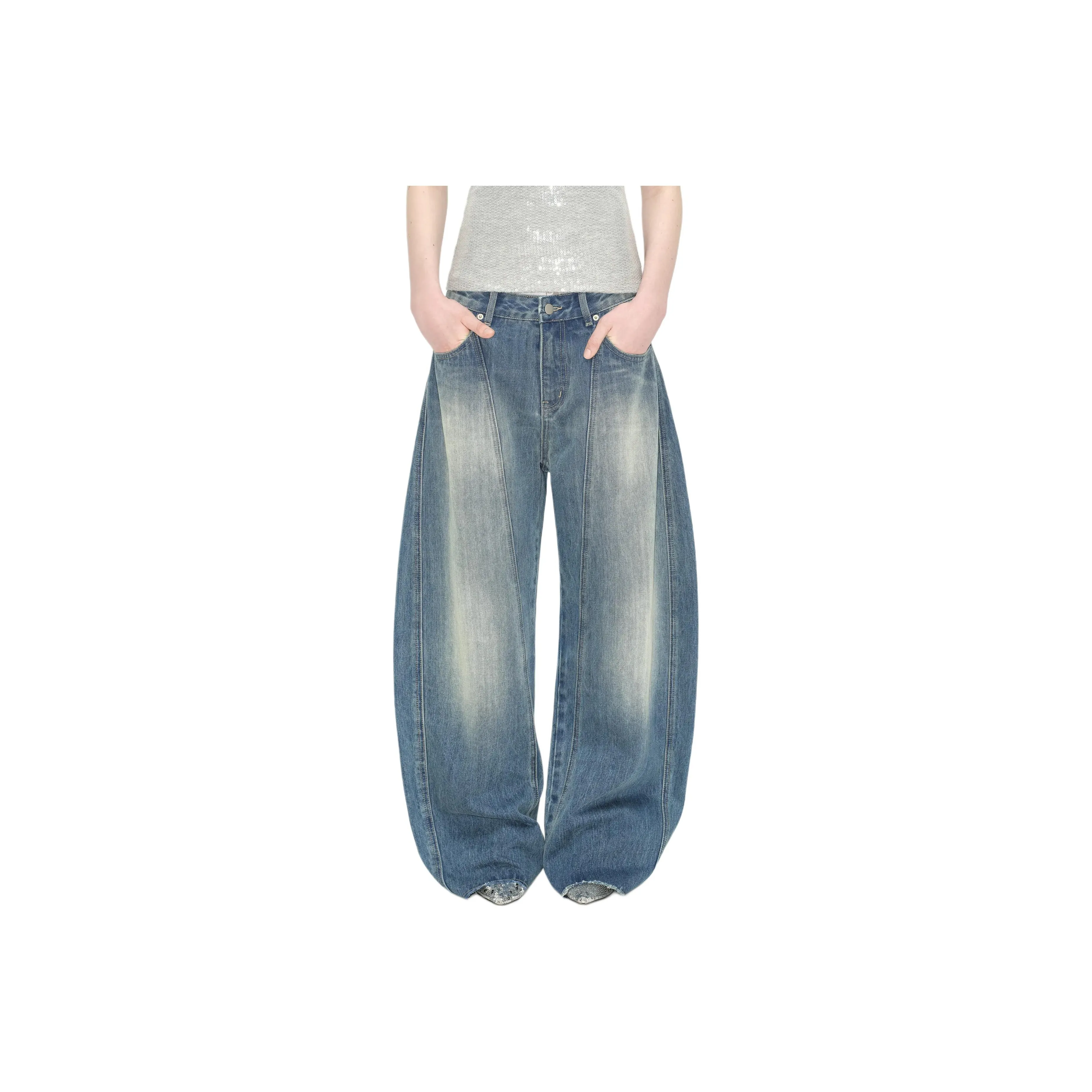 FOREVER 21 Jeans Unisex Blue