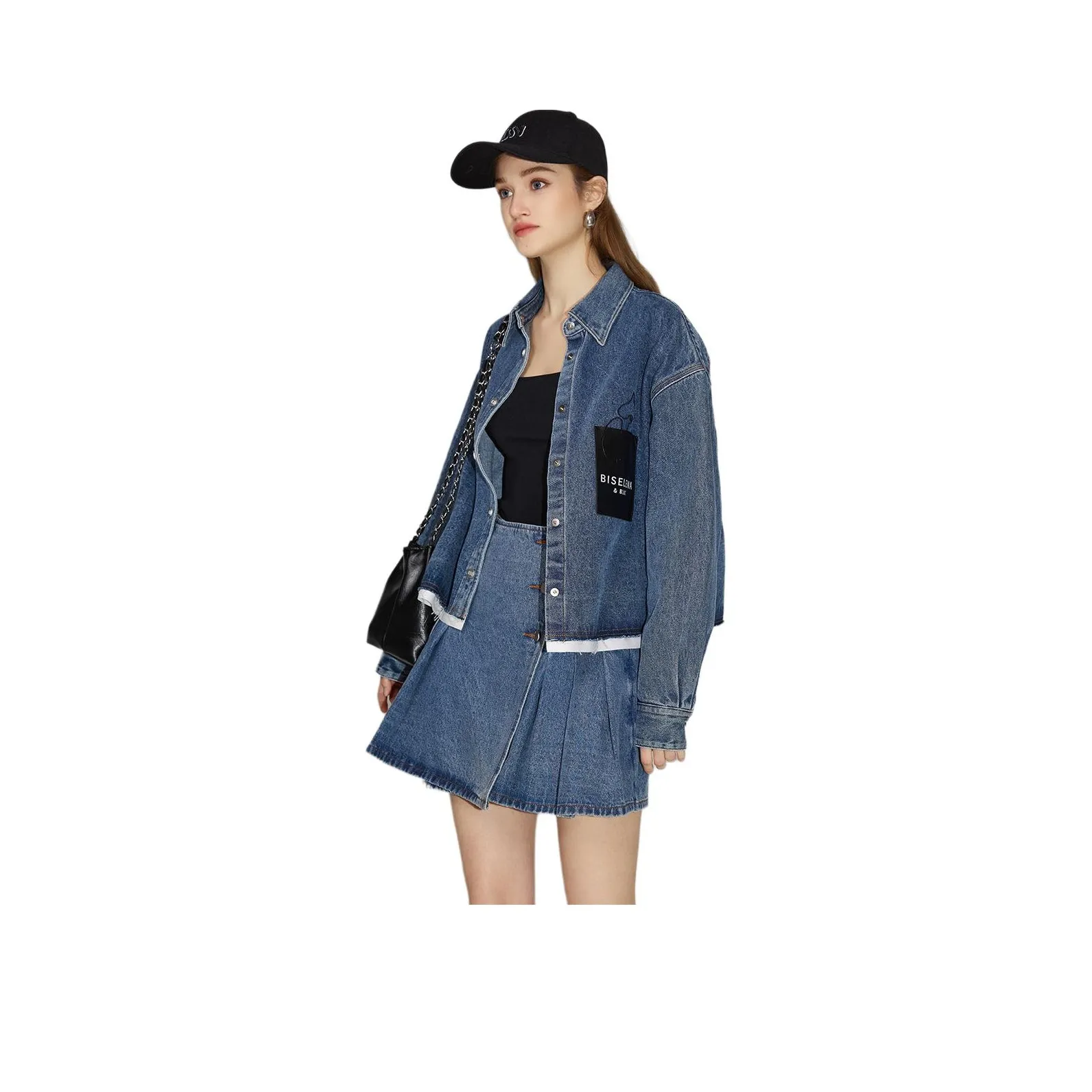 Bethine Denim Jacket Женская Джинсовая Синяя