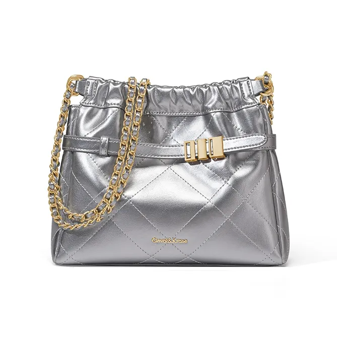 CinvaiKrose Сумка через плечо из синтетической кожи маленькая женская многоцветная