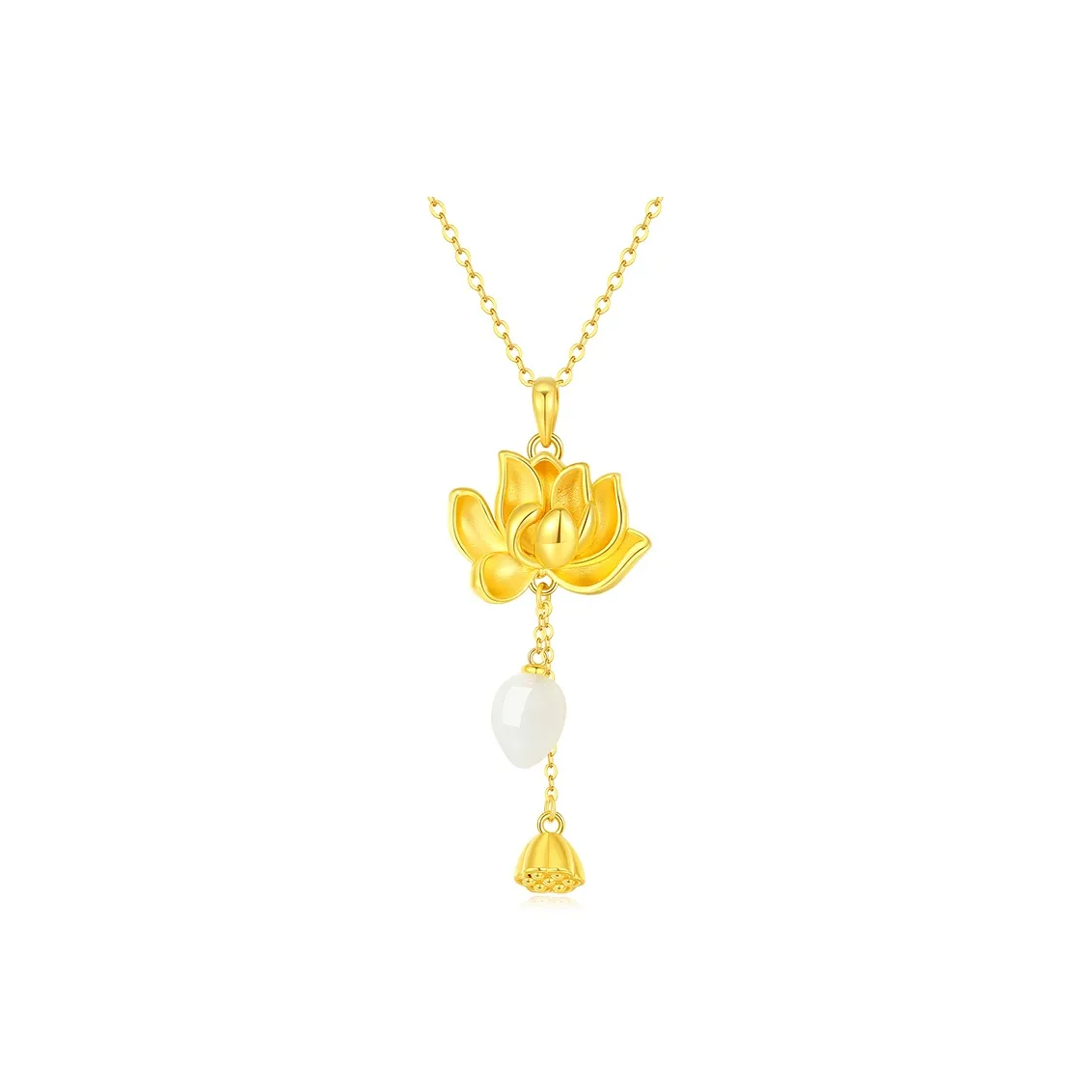 CHINA GOLD Hetian Jade Necklaces White Jade/Pale Greenish White Jade Women's