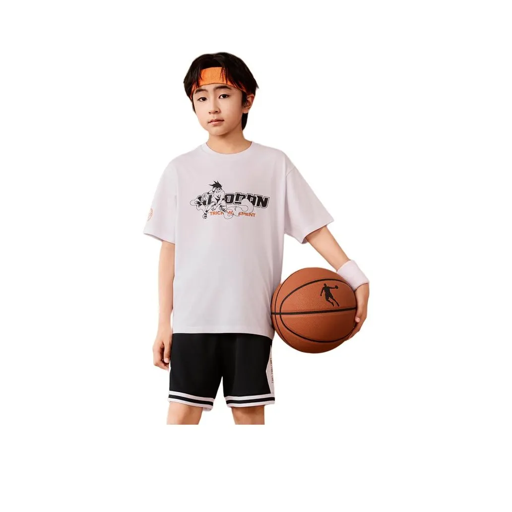 QIAODAN Белая Kids T-рубашка