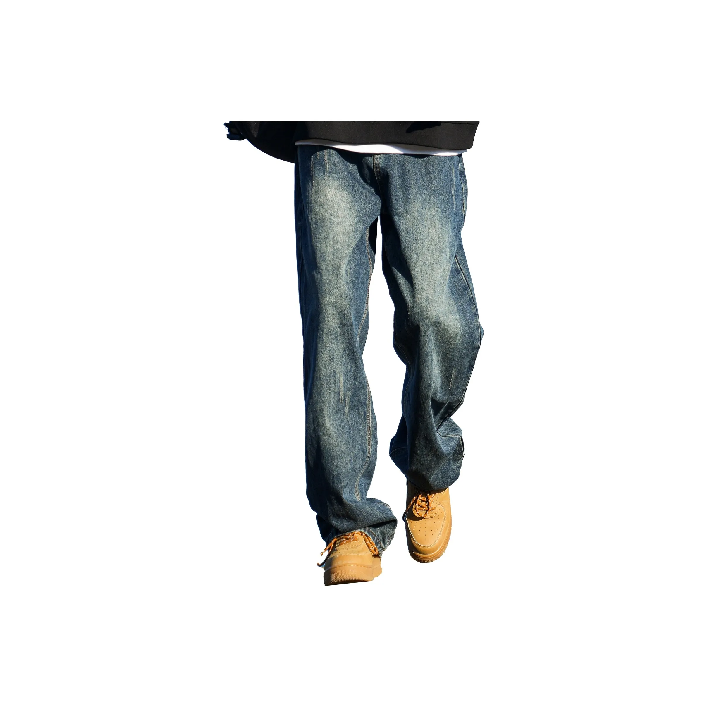 PANDA ADEVIL Классический Мода Джинсы Унисекс