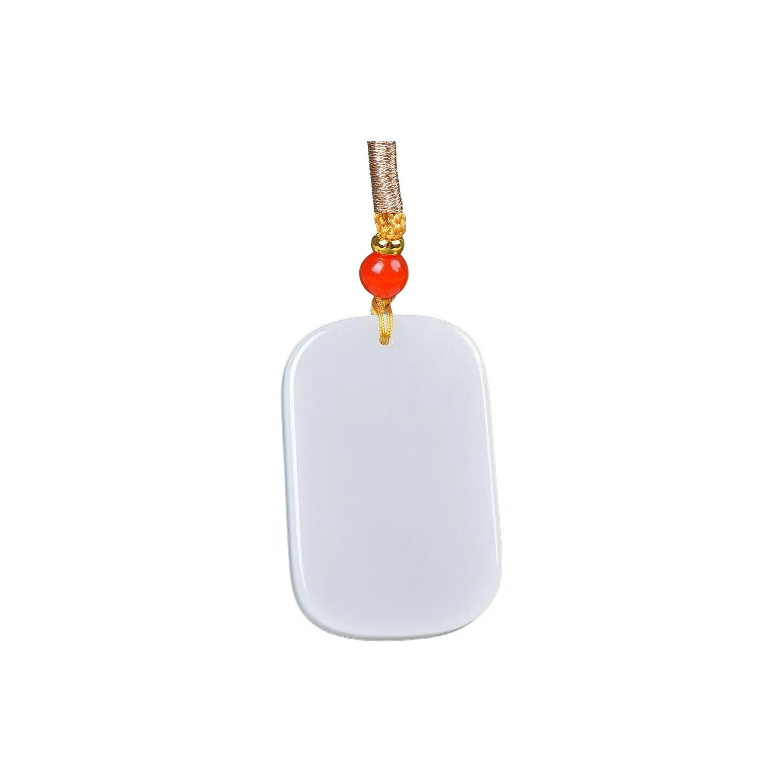 Grace Golden Silk Jade Necklaces Unisex