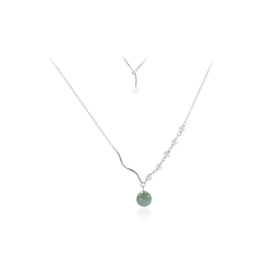 I&YOU Synthetic/Artificial Colored Glaze Necklaces Women's