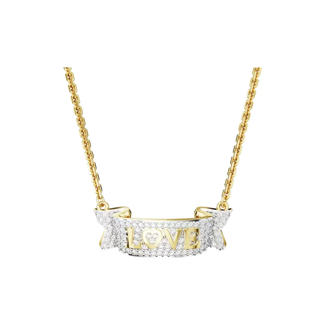 Swarovski Volta Gold Tone Plated Necklaces Women's