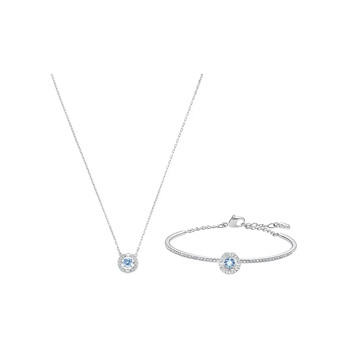 Swarovski Alloy Necklaces Women's Blue