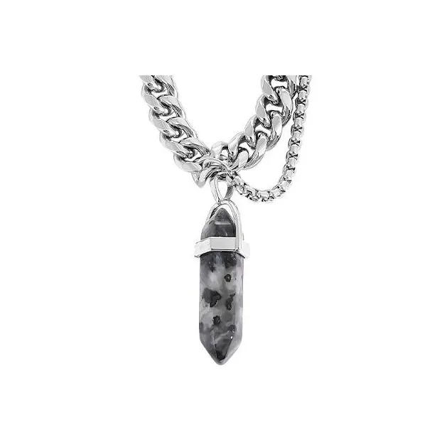 MAGICPOLE Ожерелья из титанового сплава для мужчин