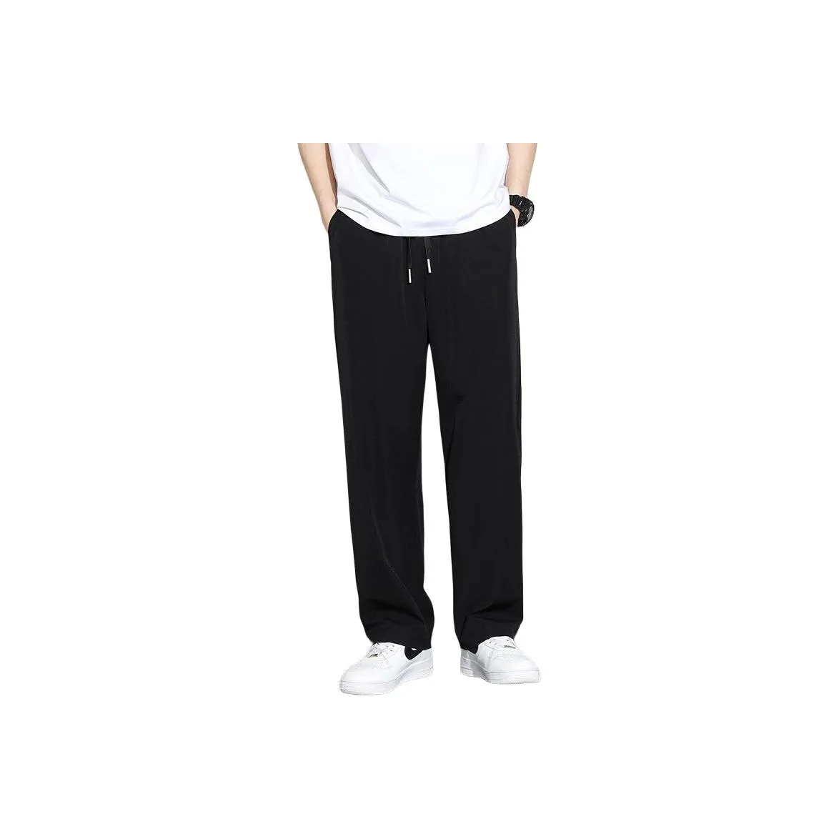 JIARONG Прямой крой драпированные широкие брюки костюм повседневные брюки унисекс