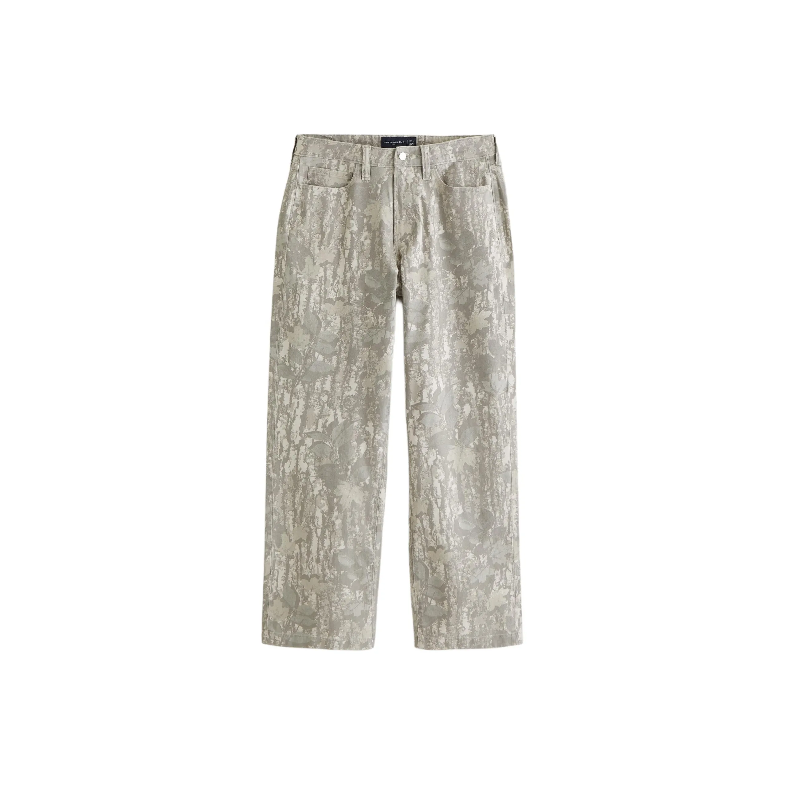 Abercrombie＆Fitch Светло-серые Мужские Джинсы
