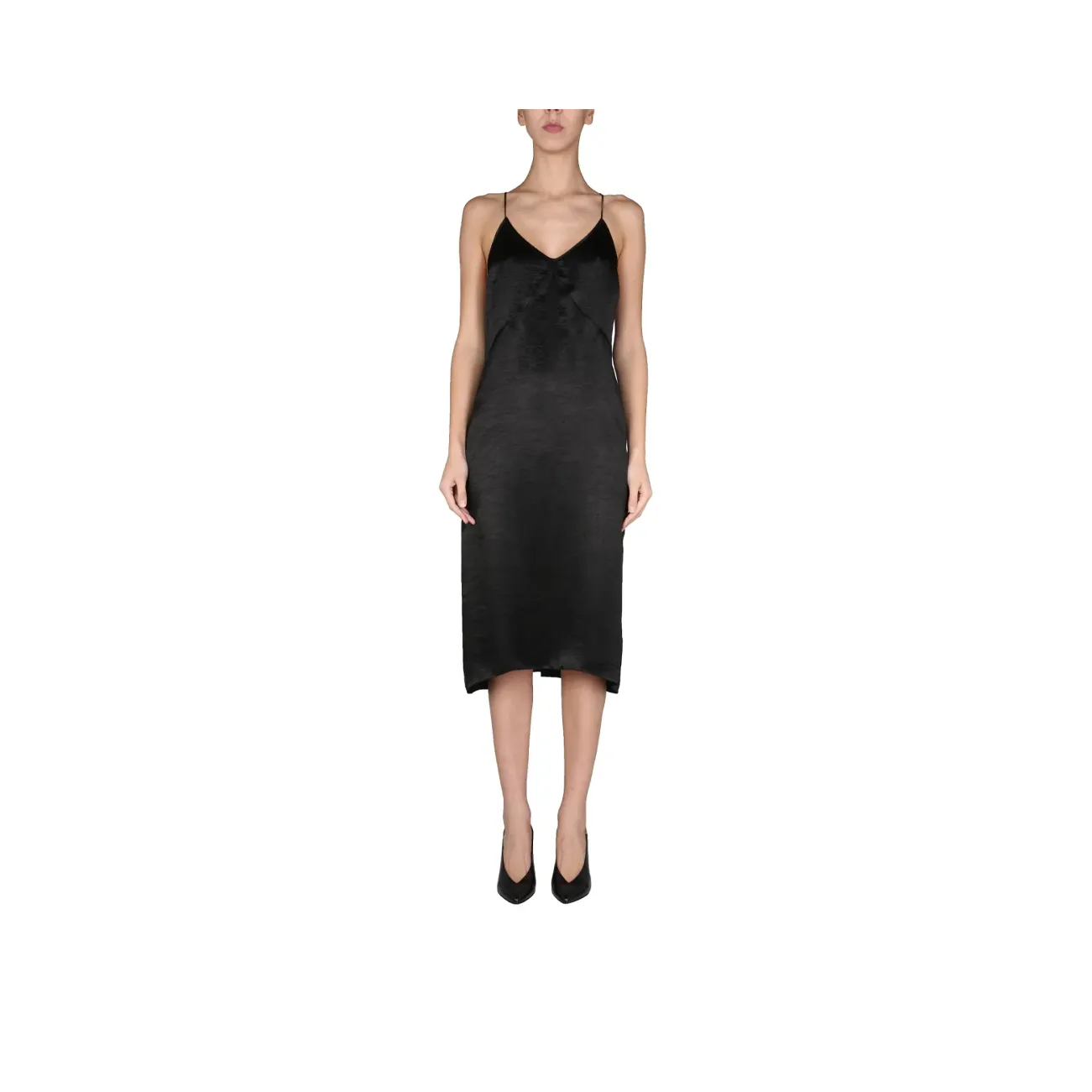 Dsquared2 Undervest V Neck Midi Dress