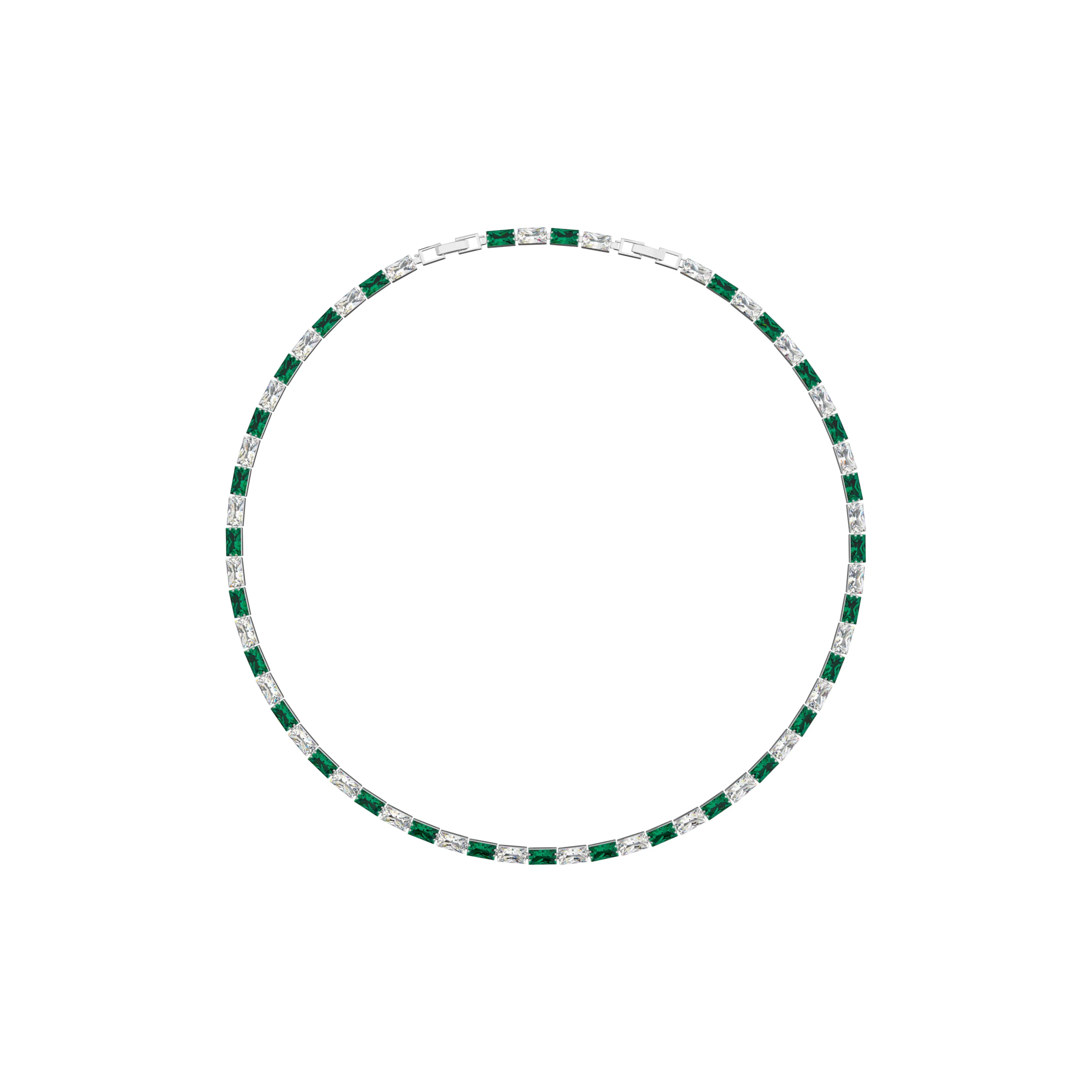 ICEGANG Циркон Теннис Ожерелье Унисекс