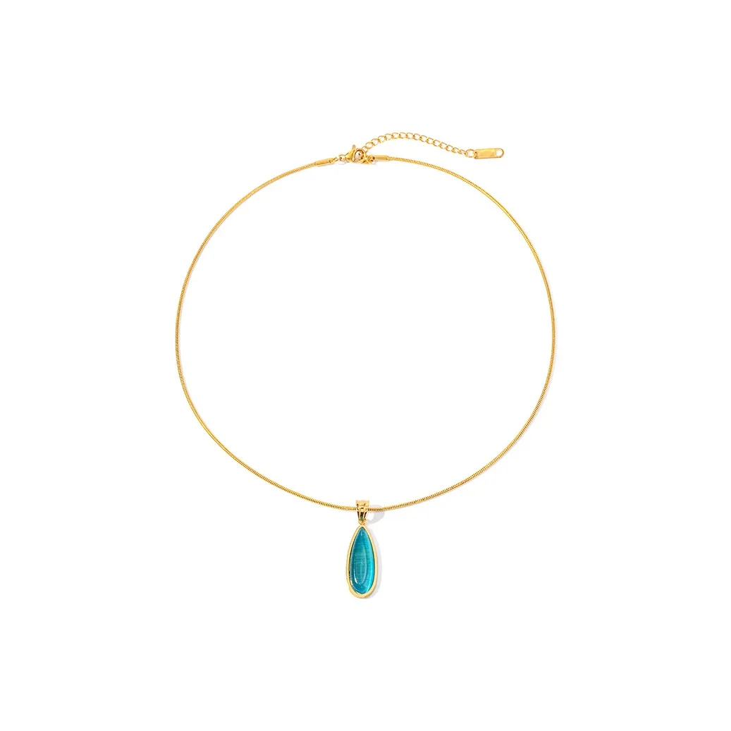 ZOKS Сплав Ожерелья Женские Золото