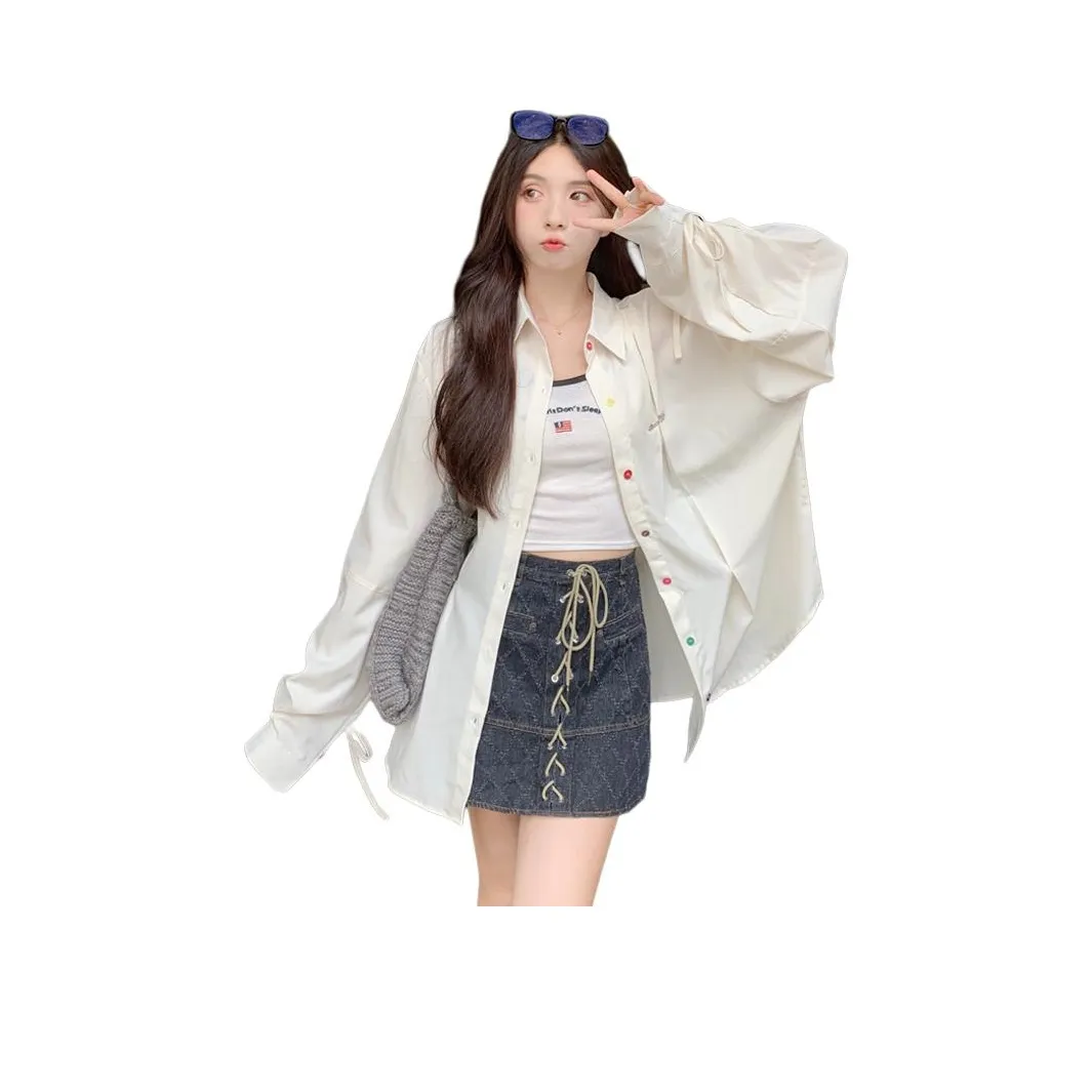 Shuhao Bai Белые Женские Рубашки