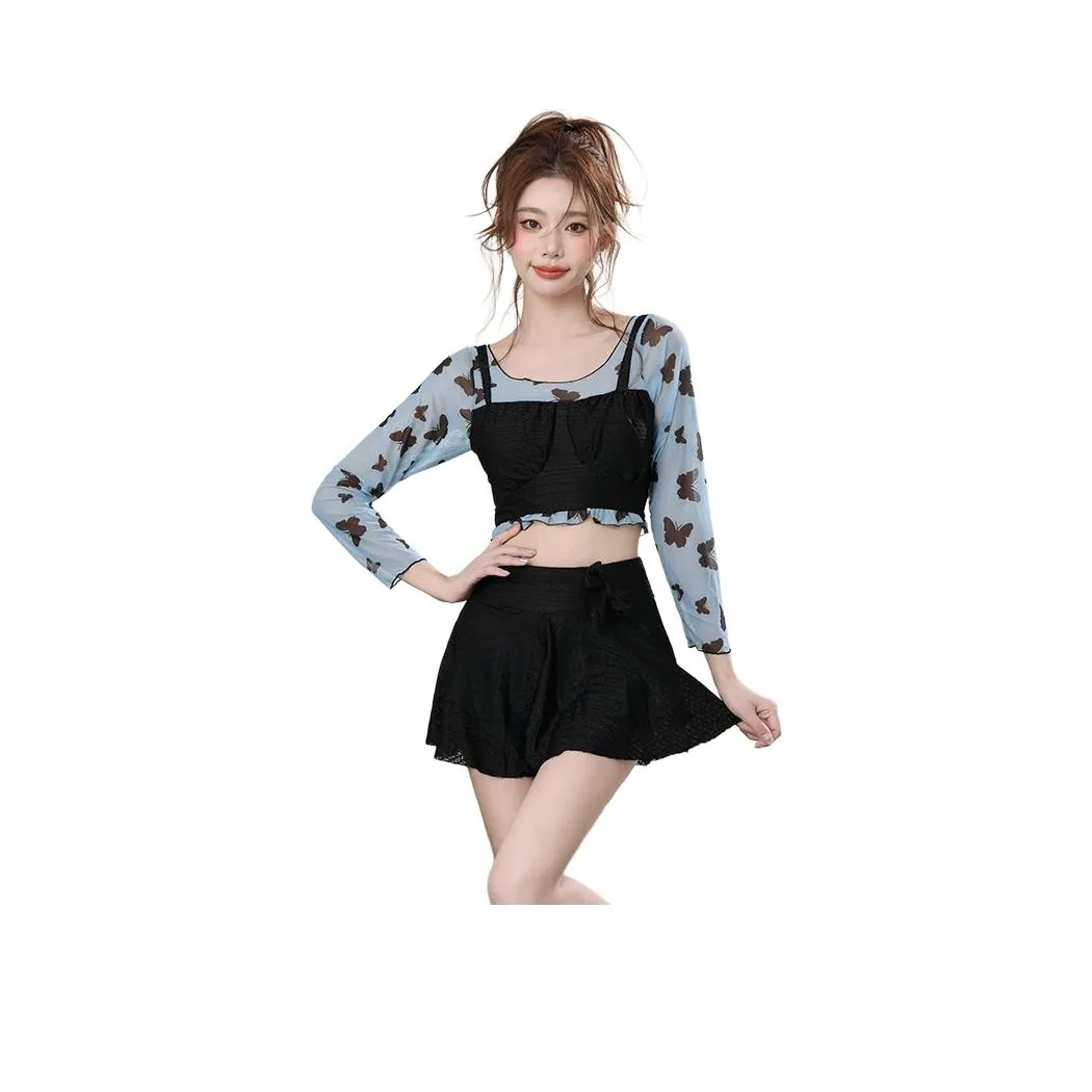 Bird of Aussie Двухкомпонентный купальник женский черный