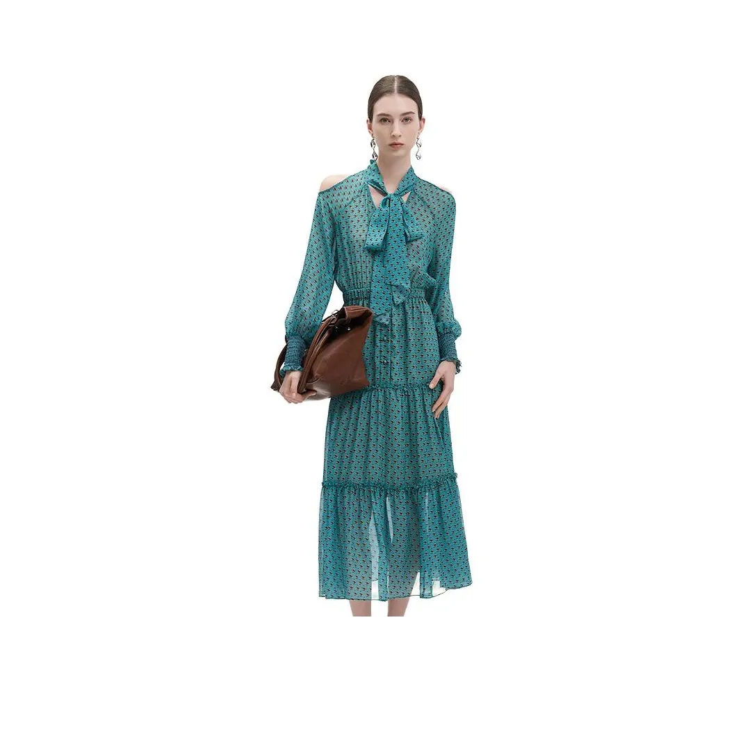 Anmani Long Sleeved Dress Women's Turquoise