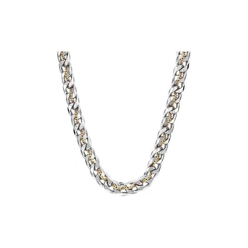 KING OF BLING Титановые стальные ожерелья для мужчин