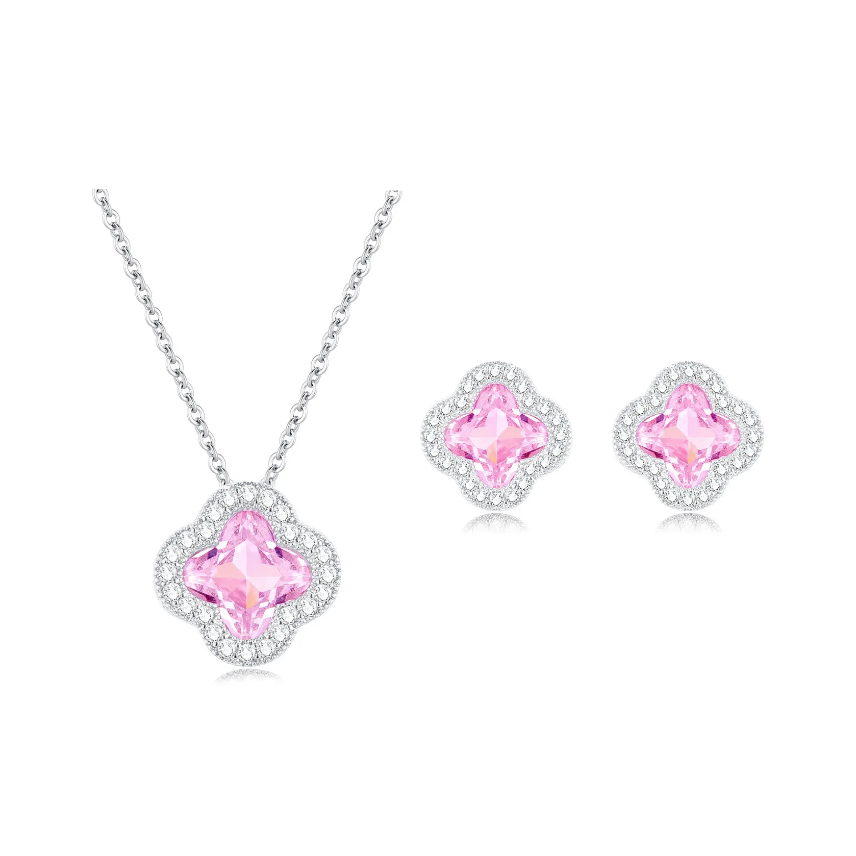 Jodie Kevin Сплав Ожерелья Женские Розовый