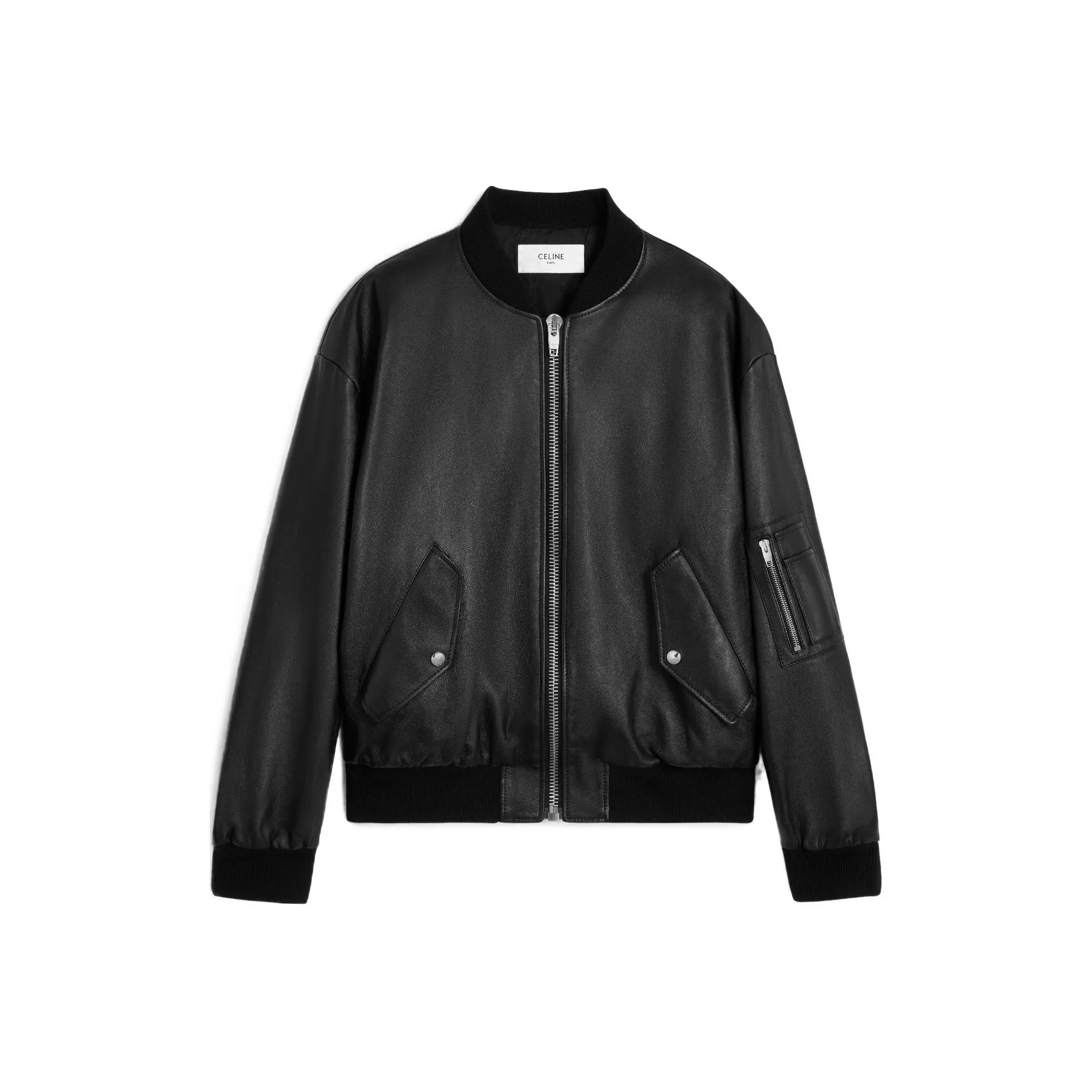 CELINE Zip Up Bomber Jacket