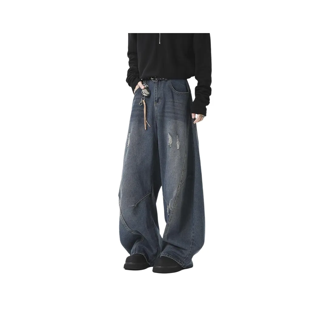 PANDA ADEVIL Jeans Unisex Vintage Blue