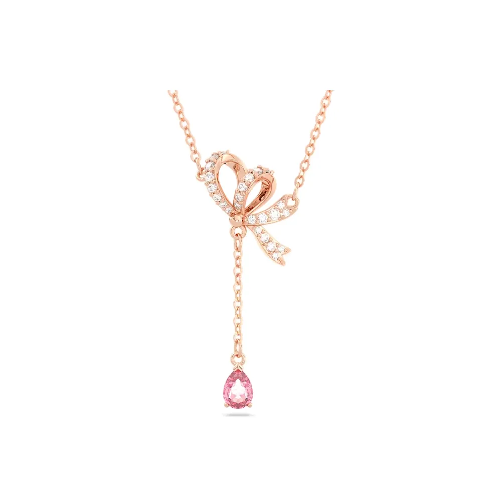 Swarovski Hyperbola Y Bow Pendant Necklace