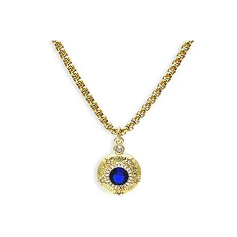 PUENTE Titanium Steel Collarbone Chain Men's Gold