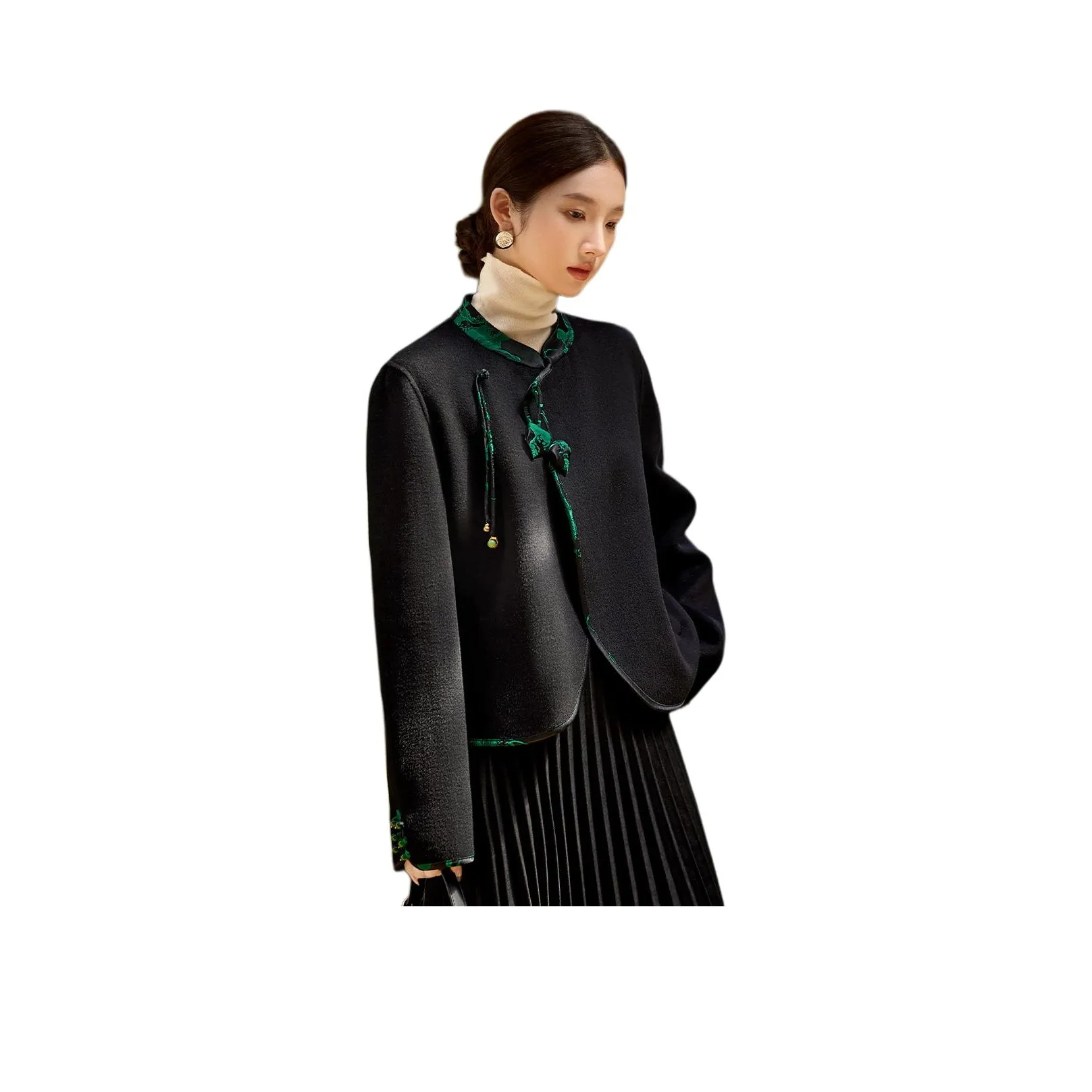 XWI Черное Женское Пальто