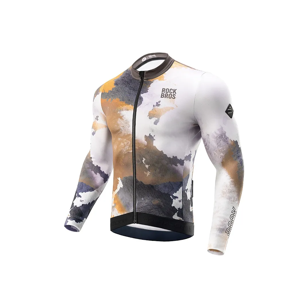 ROCKBROS Велосипедная одежда Мужская Утонувший Лист Коричневый
