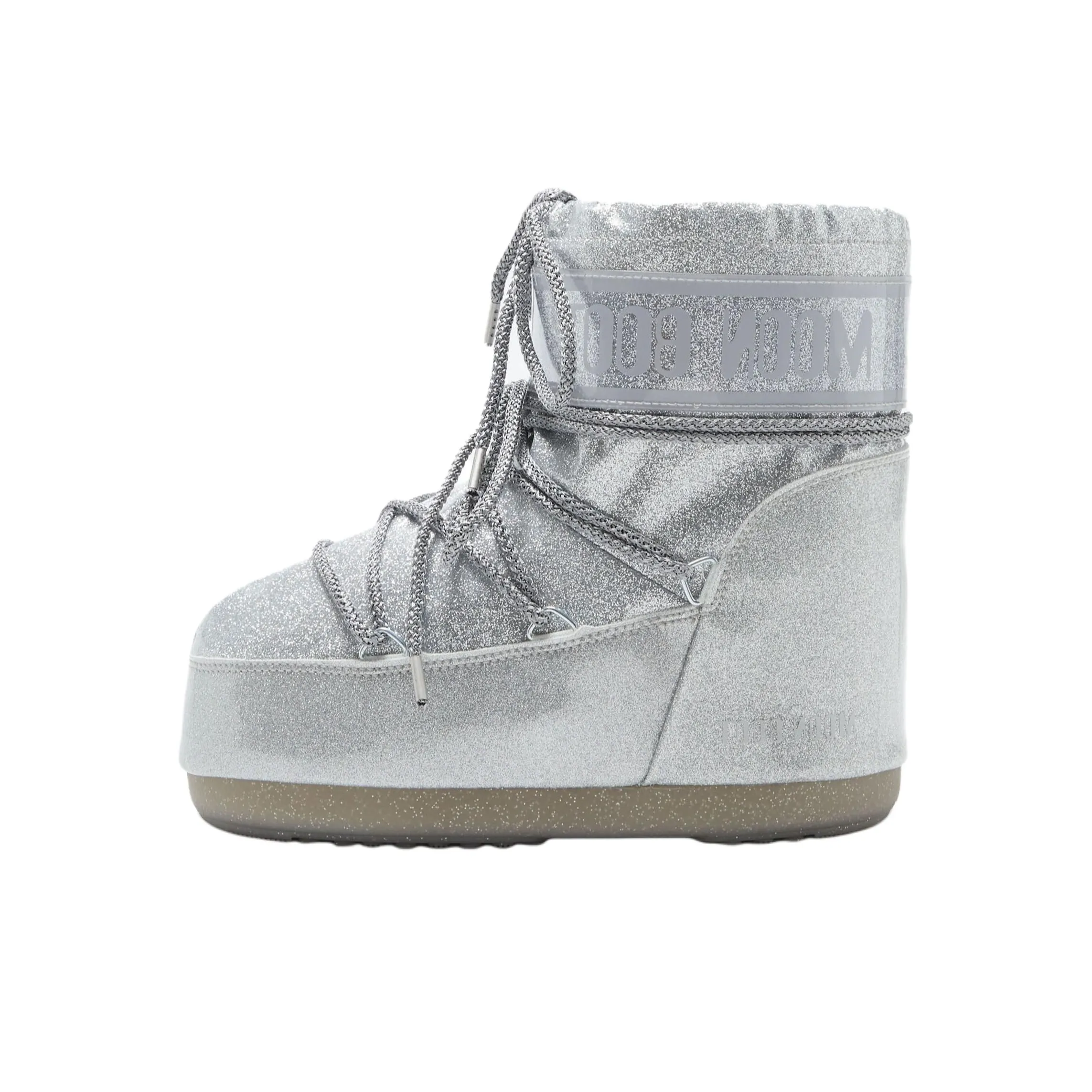 Moon Boot Icon Low Glitter Lace Up Boots