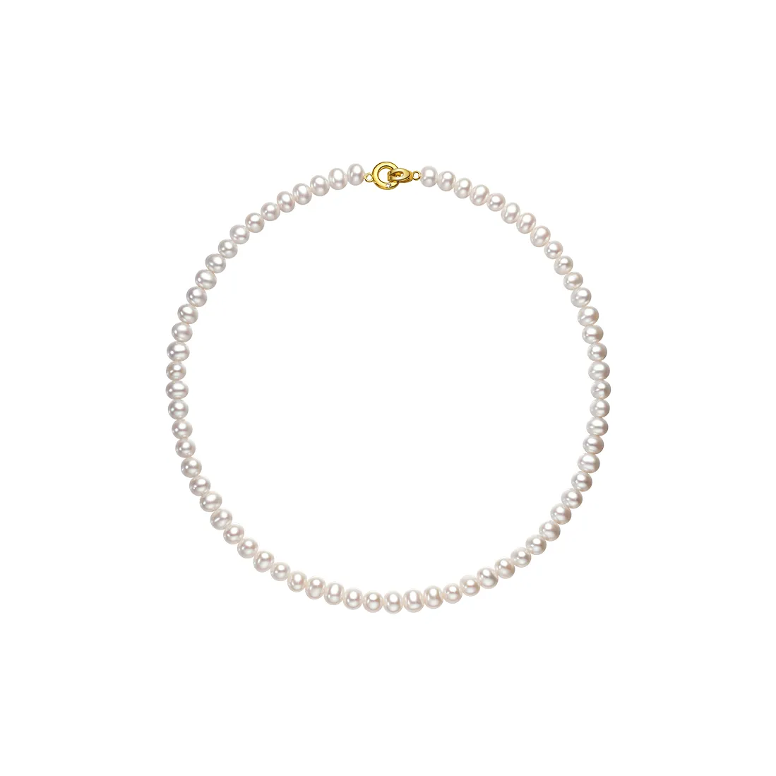 ME LUXE Freshwater Pearl Necklace Unique Elegant Sweet Style Collarbone Chain Women's