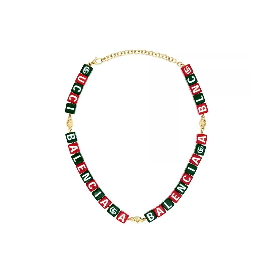 GUCCI Металлические ожерелья Унисекс Многоцветные