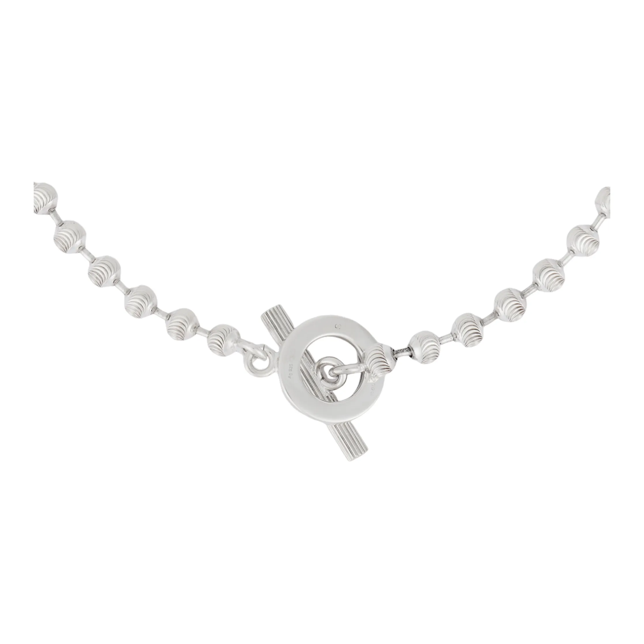 GUCCI 925 Sterling Silver Necklaces Women's