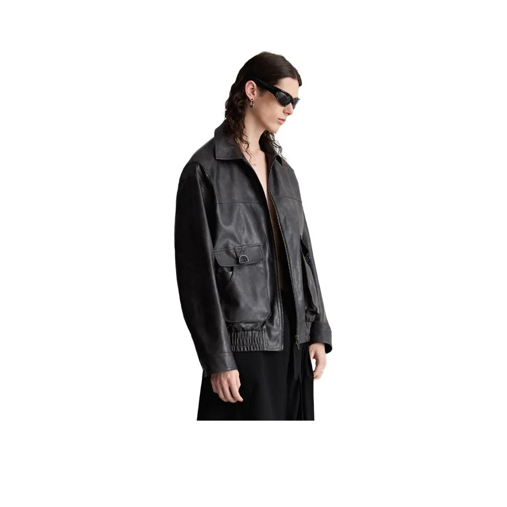 Organic Emotion OE Leather Jacket Unisex Dark Brown