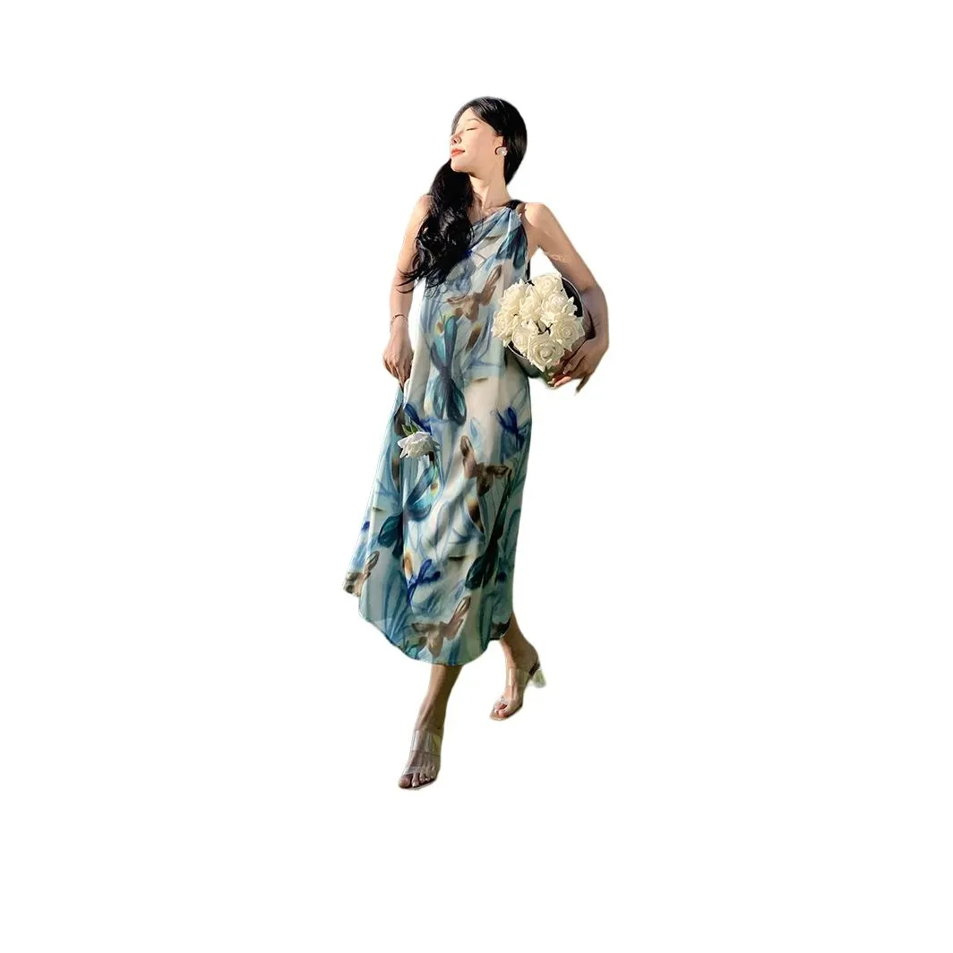 PLANE DRIFT Slip Dress Women's Multicolor
