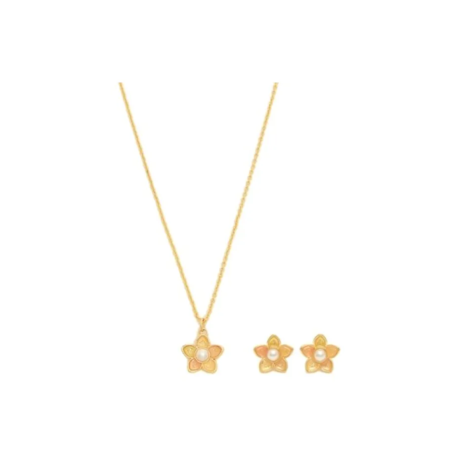 COACH Brass Necklaces Золотой Женские