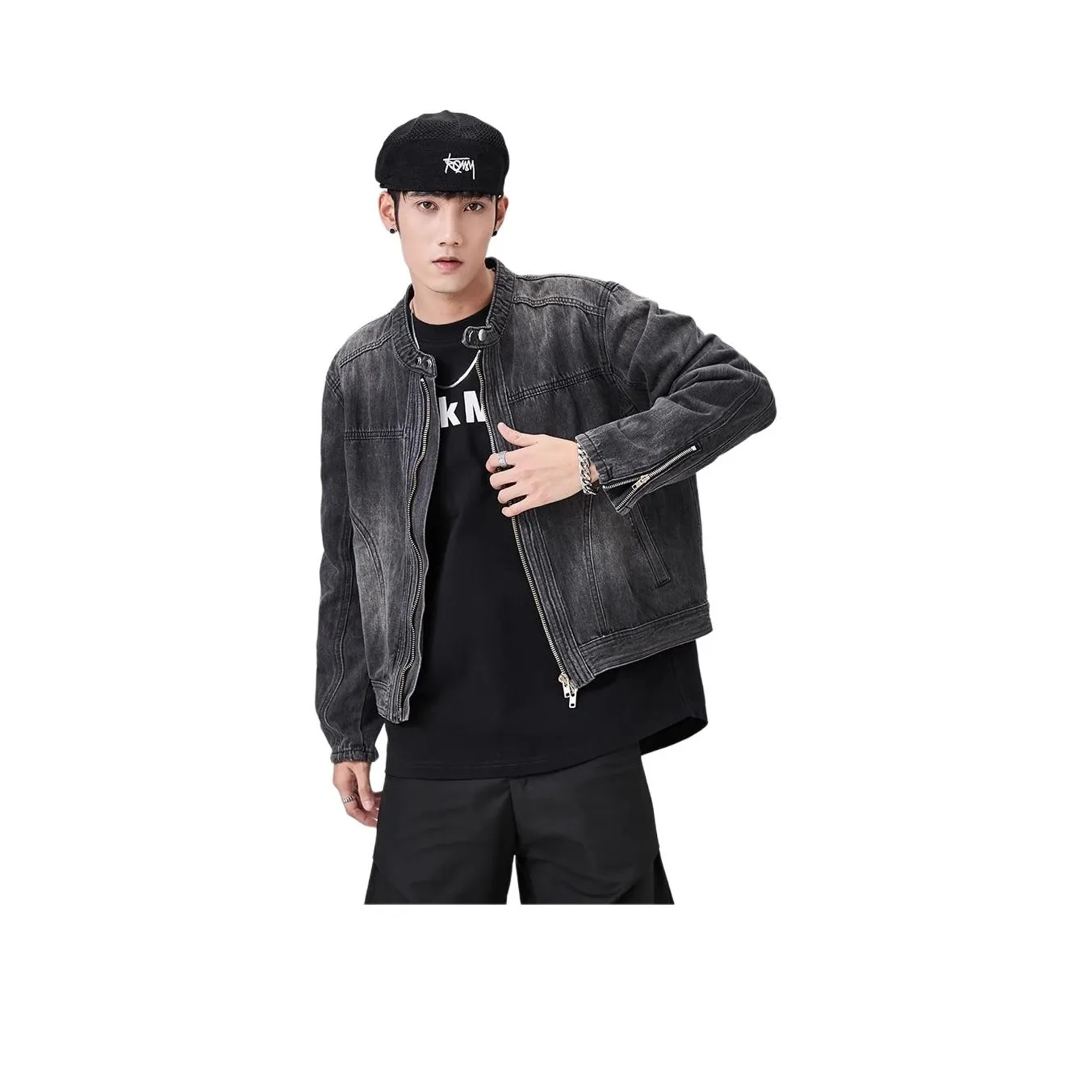 ALL IN Куртки и Пальто Мужской Мытый Серый