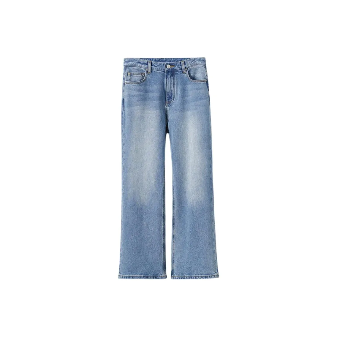 Musewave [Французское Лето] Похудение Essential Элегантность Длина до щиколотки (размер в длину) Расклешенные Джинсы Женские