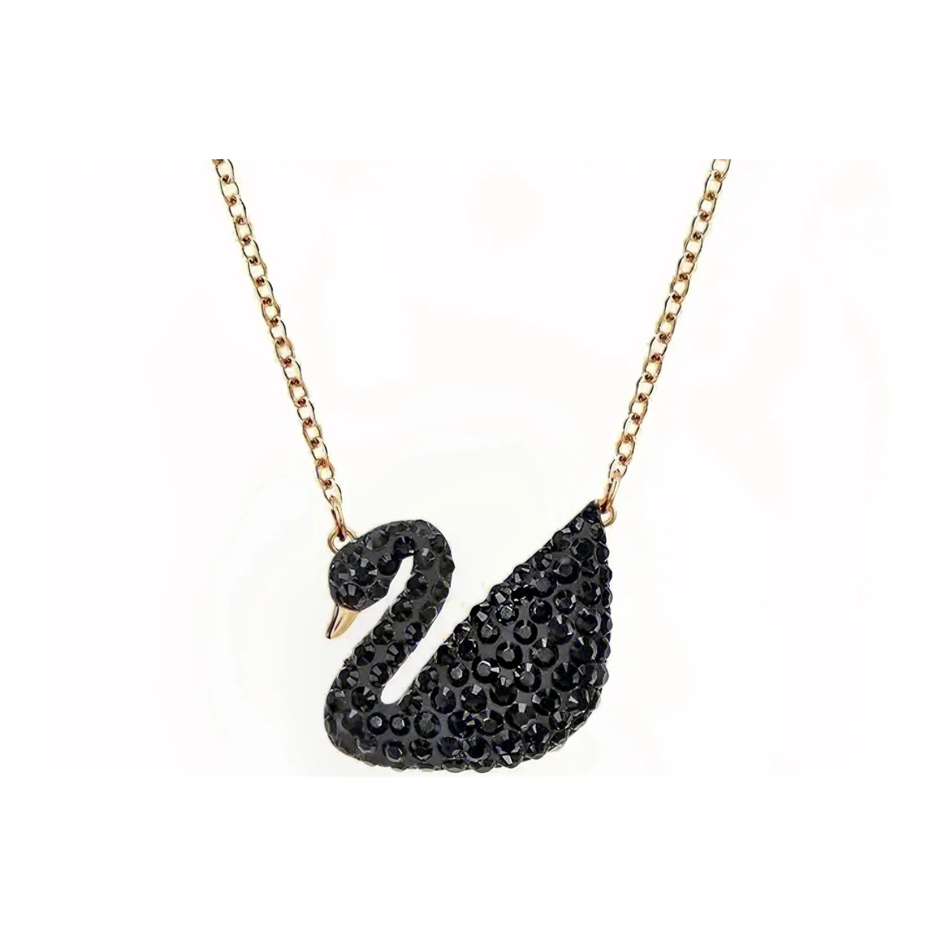 Swarovski Faux Crystal Stone Necklaces Women's Black