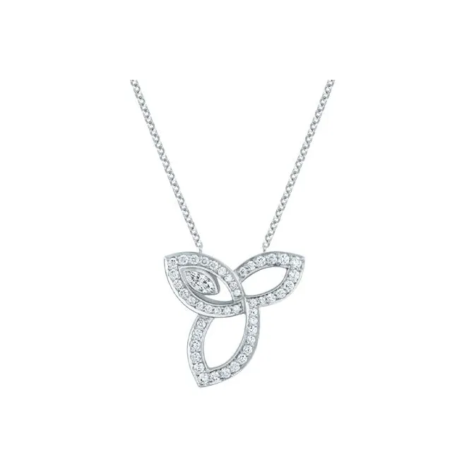 HARRY WINSTON Necklaces Women's White Gold