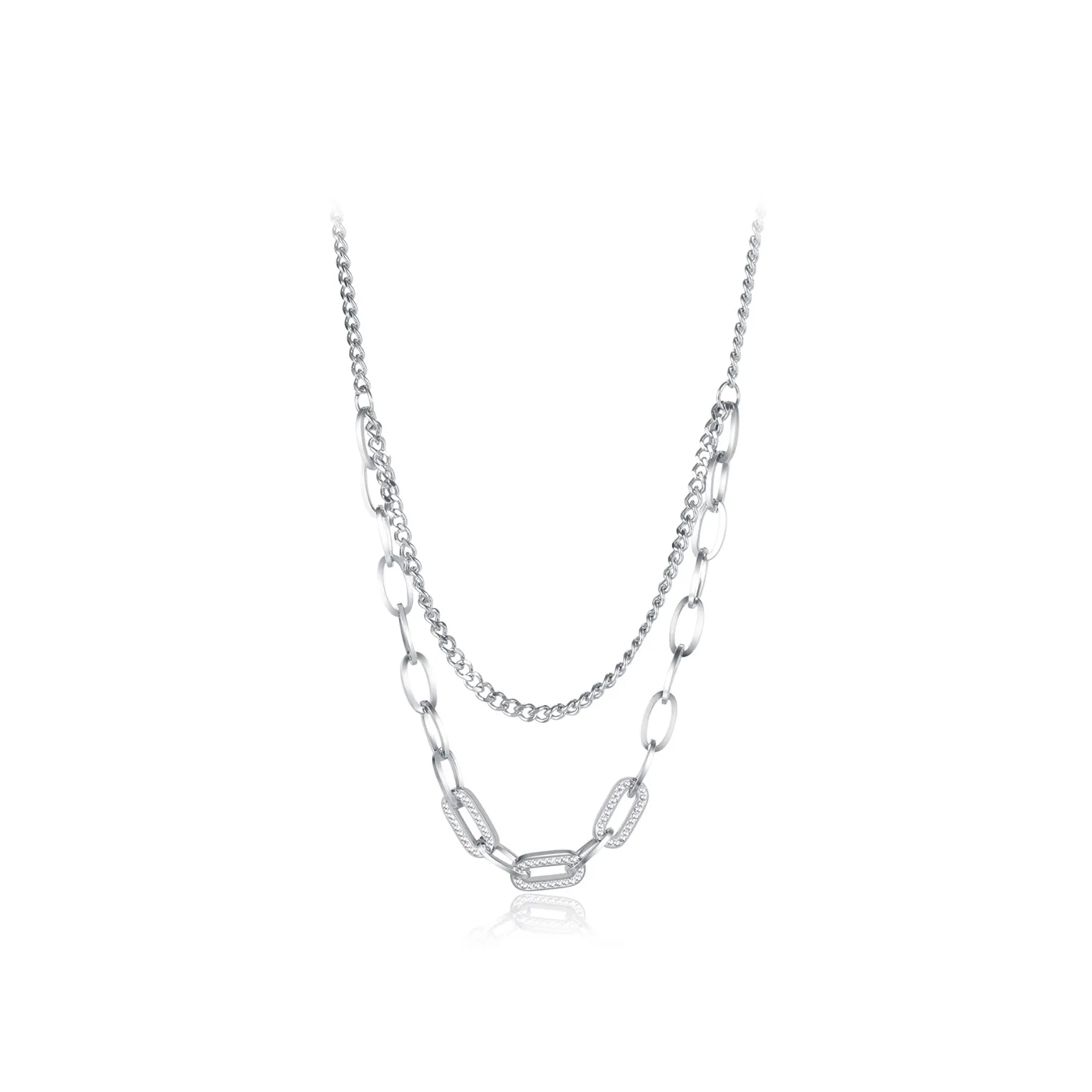 BTOE Нержавеющая сталь Шина для шеи Унисекс