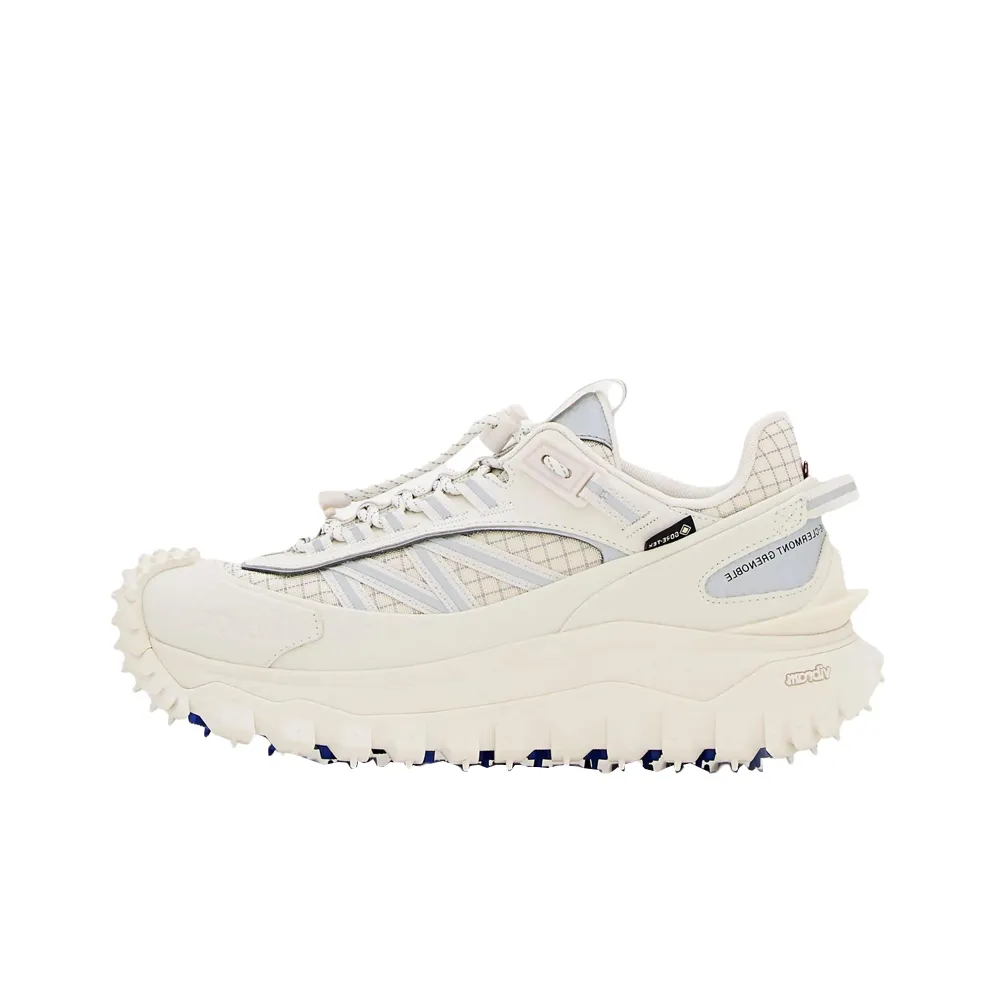Moncler Round Toe Lace Up Sneakers Women's