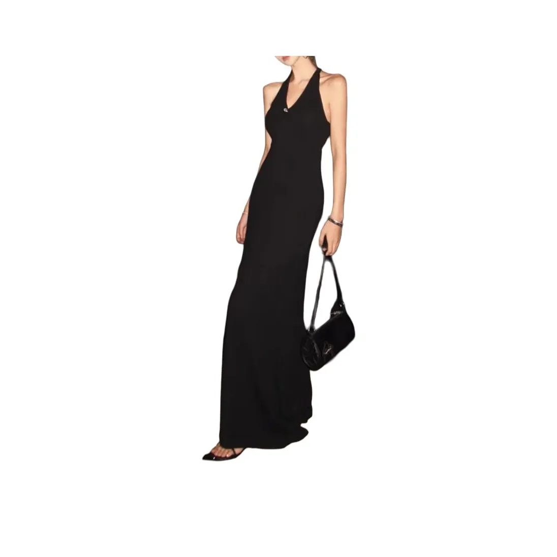 MIMOSA CHUR Slip Dresses Women's Black