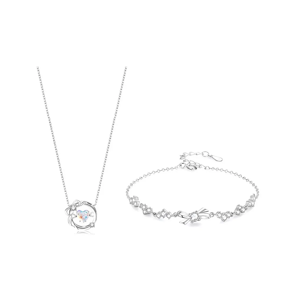 Kelanxi Медный Циркон Ожерелье Женское