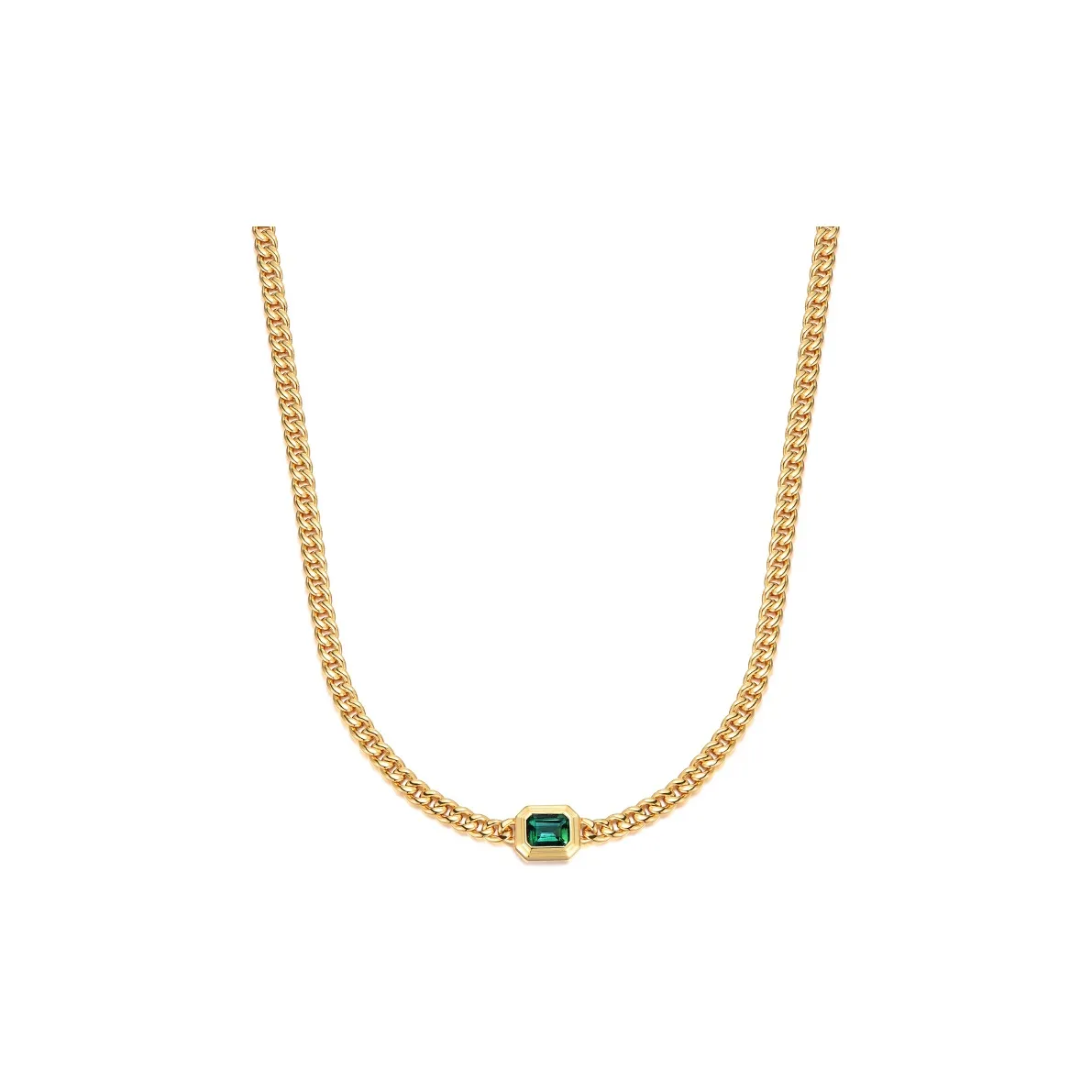 IDEAGEMER 925 Sterling Silver Necklaces Men's