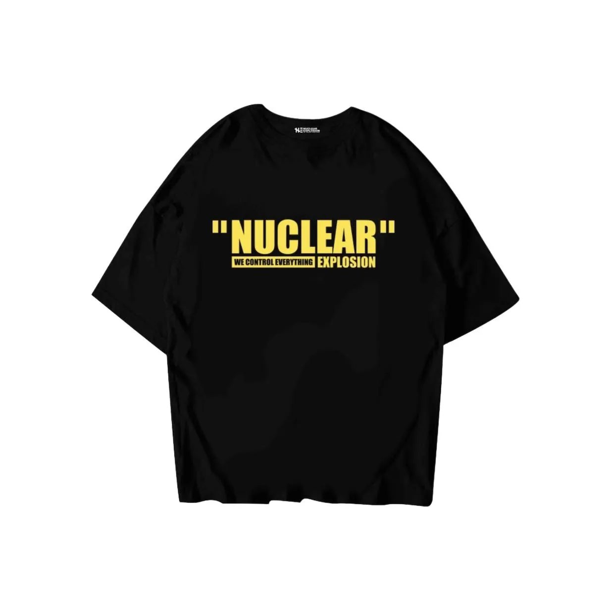 NUCLEAR EXPLOSION Большой размер Короткий рукав T-рубашки Унисекс